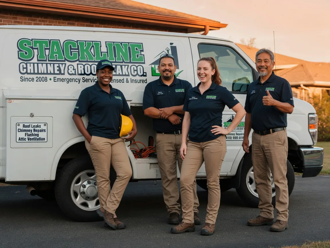 Chimney flashing repair company in Manitou, OK
